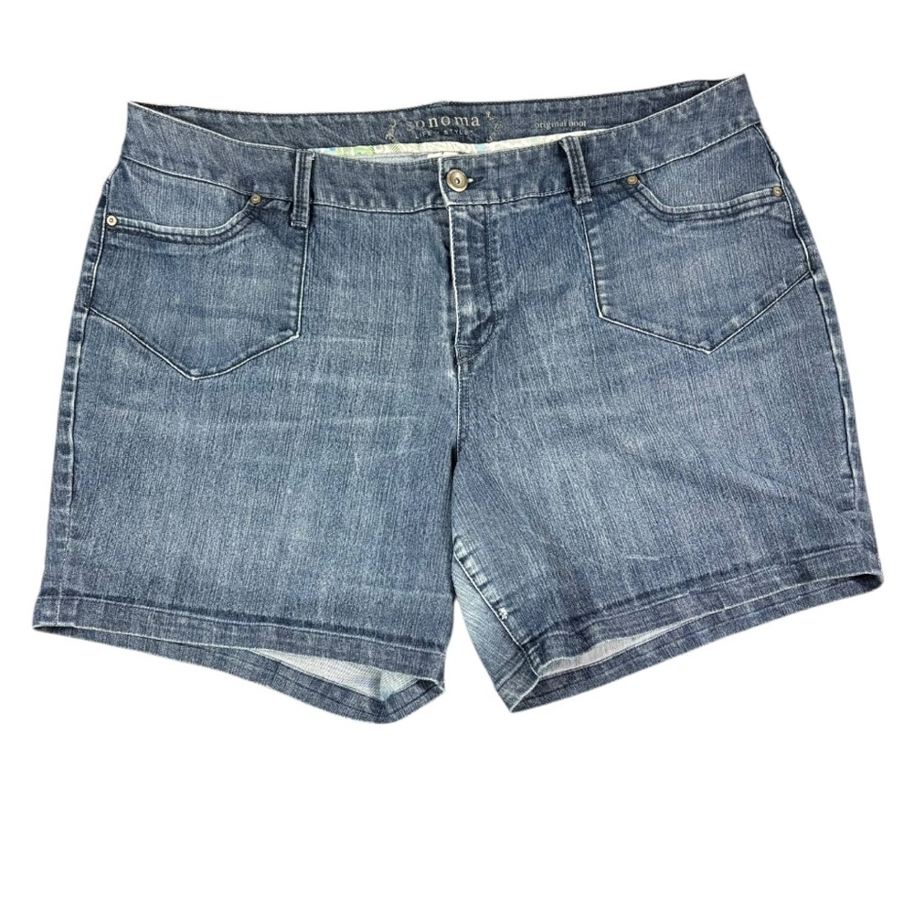 Sonoma Life + Style Professionally‎ Hemmed Jean Shorts (Size 20W)